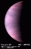 Знімок верхніх хмарних шарів Венери